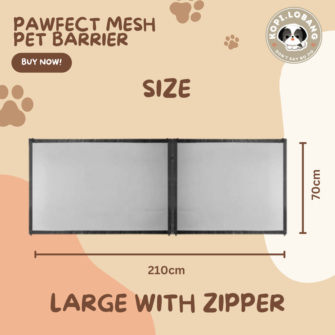 ✅[SG] DOG MESH NET SAFETY DOOR GUARD BARRIER ★ Boundary and Containment Training ★ FREE Enrichment Tips & Ideas e-Guide Worth $7