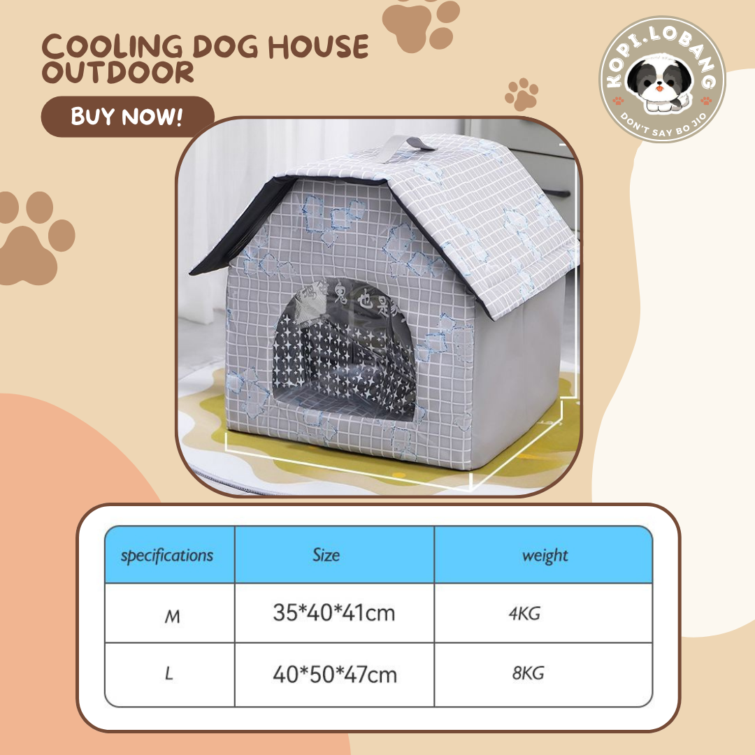 ✅[SG] Summer Cooling Pet House with Ice Packs