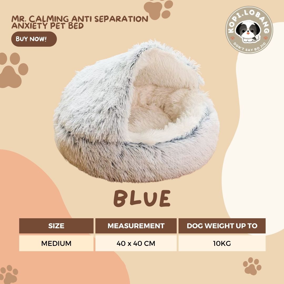 ✅[SG] MR. CALMING ANTI SEPARATION ANXIETY PET BED ★ FREE Enrichment Tips & Ideas e-Guide Worth $7 ★ Enrichment ★ SG Stock ★ Kopi Lobang