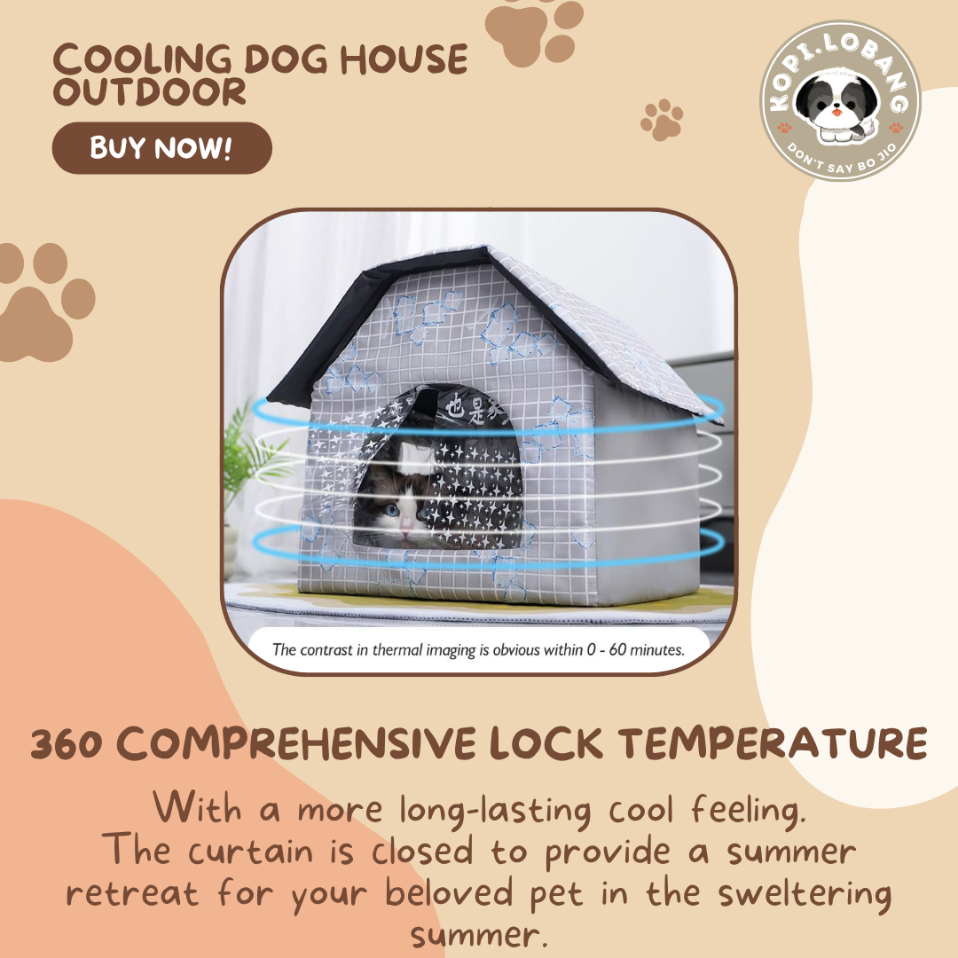✅[SG] Summer Cooling Pet House with Ice Packs