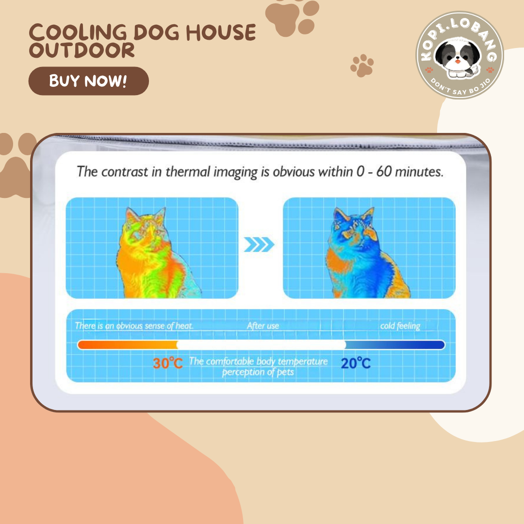 ✅[SG] Summer Cooling Pet House with Ice Packs
