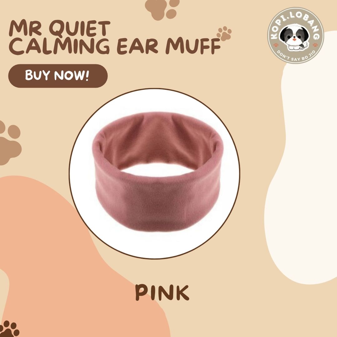 ✅[SG] Mr Quiet Calming Ear Muff ★ FREE Enrichment Tips & Ideas e-Guide Worth $7 ★ Enrichment ★ SG Stock ★ Kopi Lobang