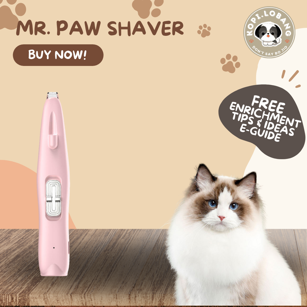 ✅[SG] MR. PAW SHAVER FOR DOG AND CAT ★ FREE Enrichment Tips & Ideas e-Guide Worth $7 ★ Pet Enrichment ★ SG Stock ★ Kopi Lobang