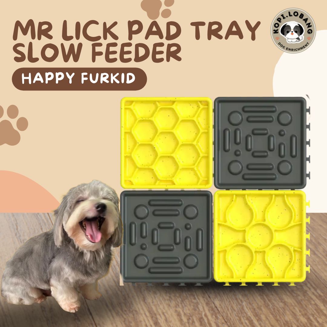 ✅[SG] MR. LICK PAD TRAY to Reduce Separation Anxiety ★ Dog Cat Slow Feeder ★ FREE Separation Anxiety Training eGuide Worth $7 ★