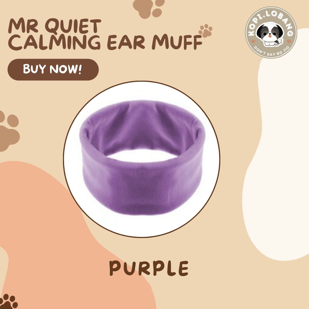 ✅[SG] Mr Quiet Calming Ear Muff ★ FREE Enrichment Tips & Ideas e-Guide Worth $7 ★ Enrichment ★ SG Stock ★ Kopi Lobang