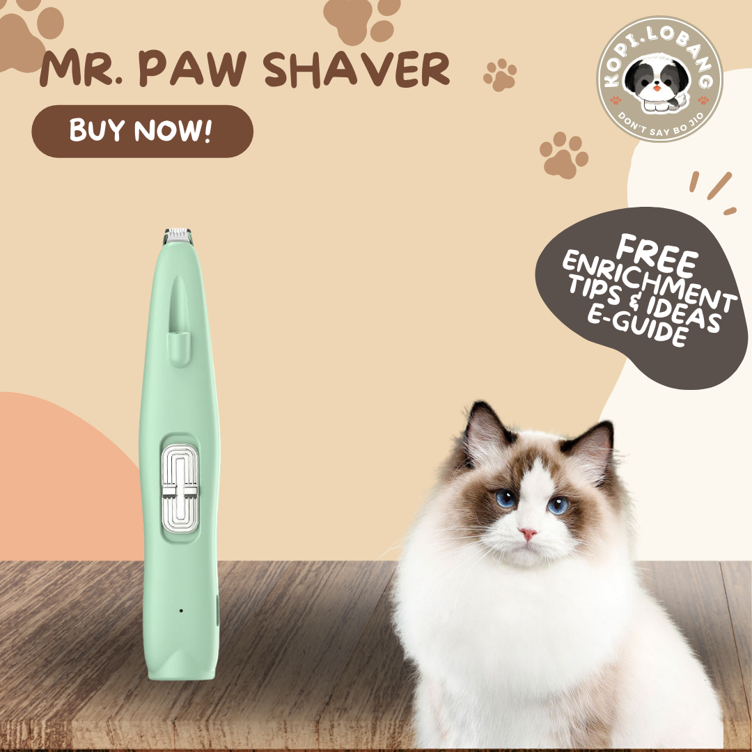 ✅[SG] MR. PAW SHAVER FOR DOG AND CAT ★ FREE Enrichment Tips & Ideas e-Guide Worth $7 ★ Pet Enrichment ★ SG Stock ★ Kopi Lobang