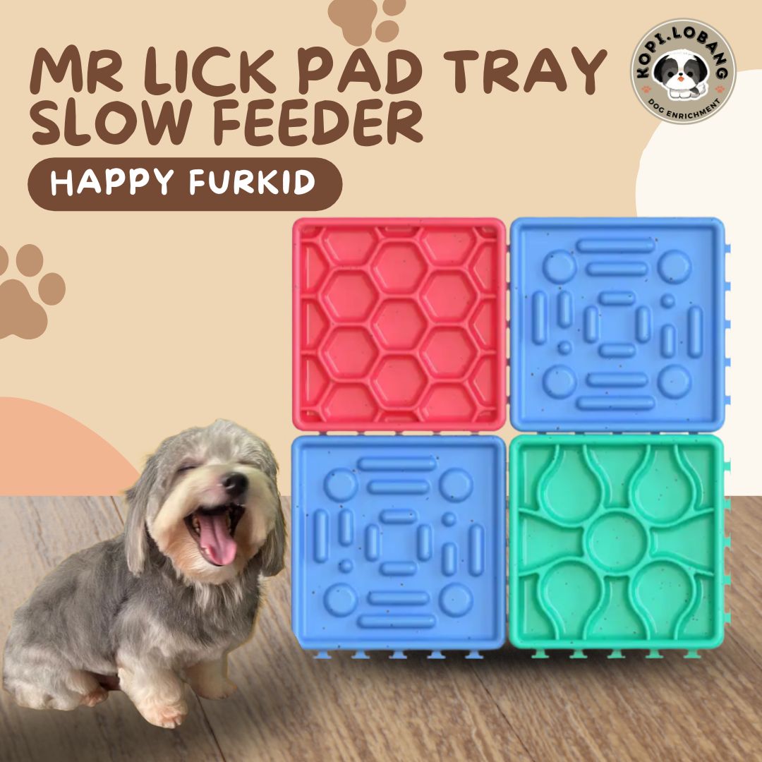 ✅[SG] MR. LICK PAD TRAY to Reduce Separation Anxiety ★ Dog Cat Slow Feeder ★ FREE Separation Anxiety Training eGuide Worth $7 ★