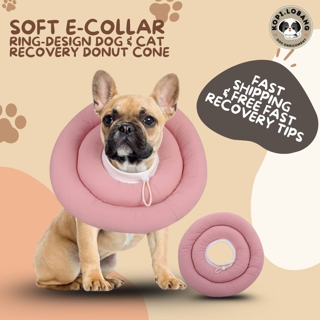 ✅[SG] [FAST] SOFT CONE E-COLLAR RING DESIGN DOG & CAT RECOVERY CIRCLE ★ FREE e-Guide on 5 Important Tips for Fast Pet Recovery ★
