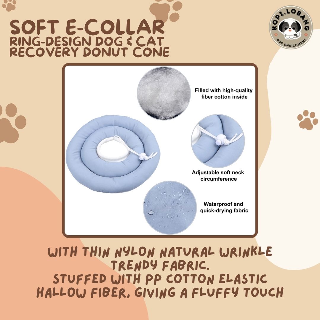 ✅[SG] [FAST] SOFT CONE E-COLLAR RING DESIGN DOG & CAT RECOVERY CIRCLE ★ FREE e-Guide on 5 Important Tips for Fast Pet Recovery ★