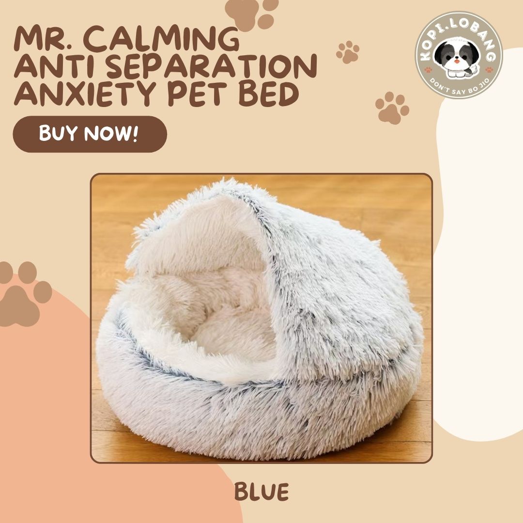 ✅[SG] MR. CALMING ANTI SEPARATION ANXIETY PET BED ★ FREE Enrichment Tips & Ideas e-Guide Worth $7 ★ Enrichment ★ SG Stock ★ Kopi Lobang