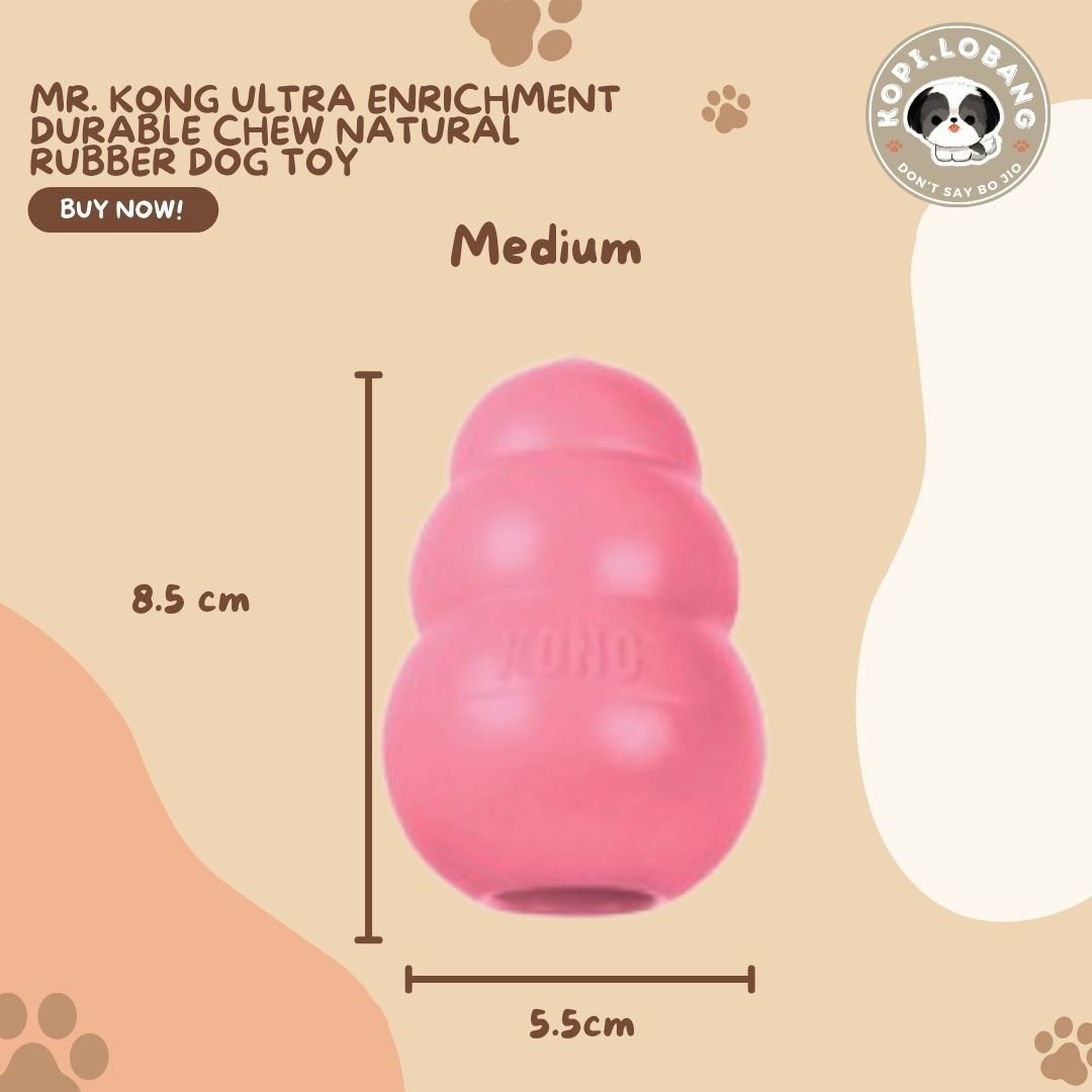 ✅[SG] MR. KONG ULTRA ENRICHMENT DURABLE CHEW NATURAL RUBBER DOG TOY ★ FREE Enrichment Tips & Ideas e-Guide Worth $7 ★ Enrichment ★ SG Stock ★ Kopi Lobang