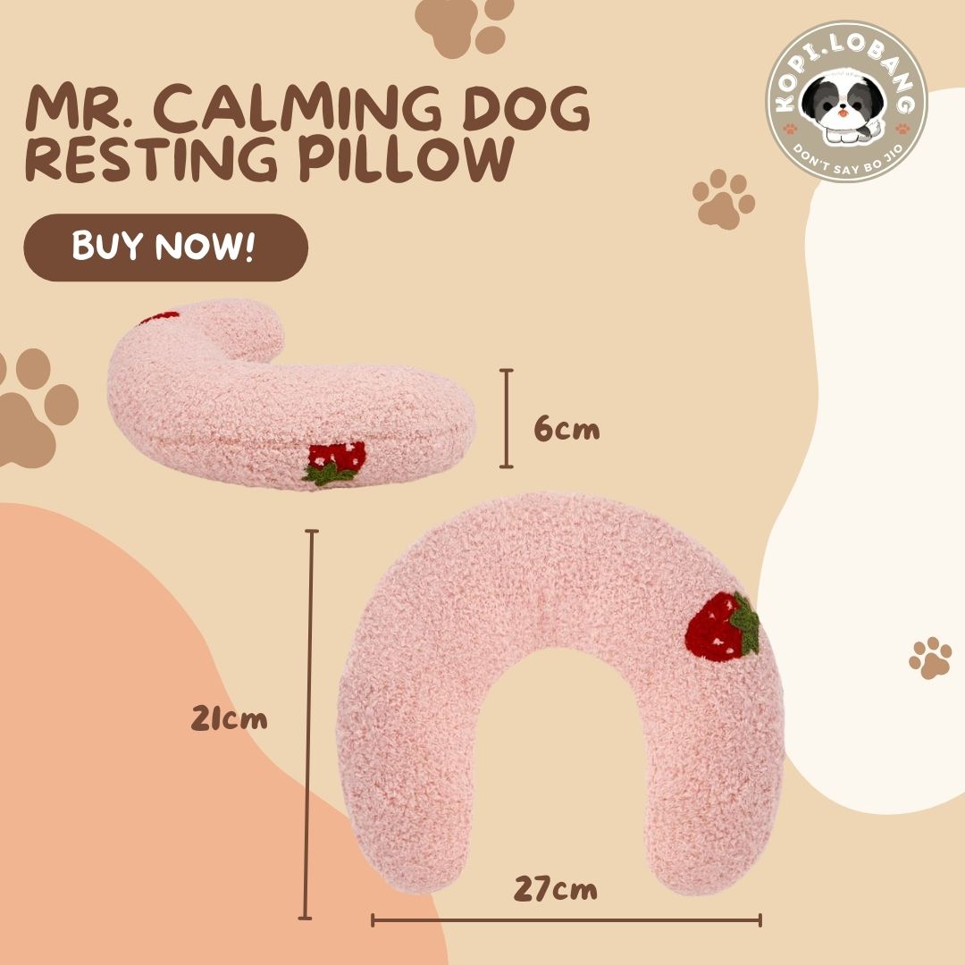 ✅[SG] MR. CALMING DOG RESTING PILLOW★ FREE Enrichment Tips & Ideas E-Guide Worth $7 ★ Enrichment ★ SG Stock ★ Kopi Lobang