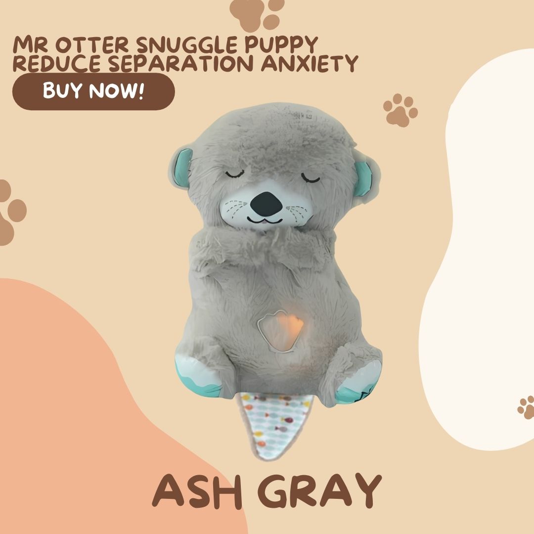 ✅[SG] Mr Calming Otter Heartbeat - Reduce Dog Separation Anxiety ★ FREE Separation Anxiety Training eGuide Worth $7 ★ Fast Shipping