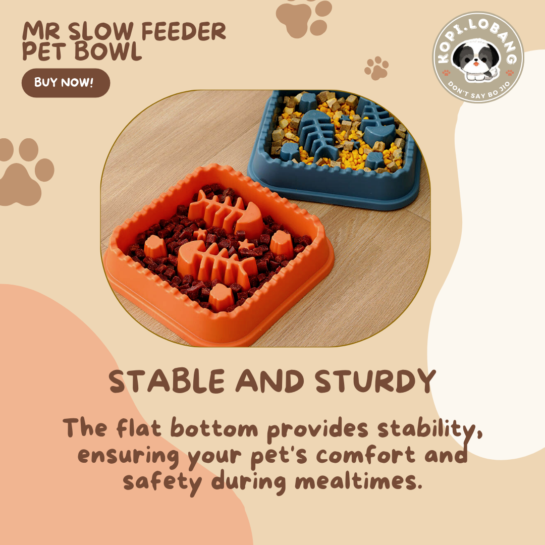 ✅[SG] [FAST SHIPPING] MR SLOW FEEDER PET BOWL ★ FREE Enrichment Tips & Ideas e-Guide  Worth $7 ★ For Dog Cat