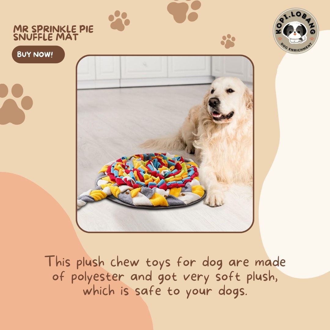 ✅[SG] MR SPRINKLE PIE SNUFFLE MAT ★ Nosework Training ★ FREE Enrichment Tips & Ideas e-Guide Worth $7 ★ Pet Enrichment ★ SG Stock ★ Kopi Lobang