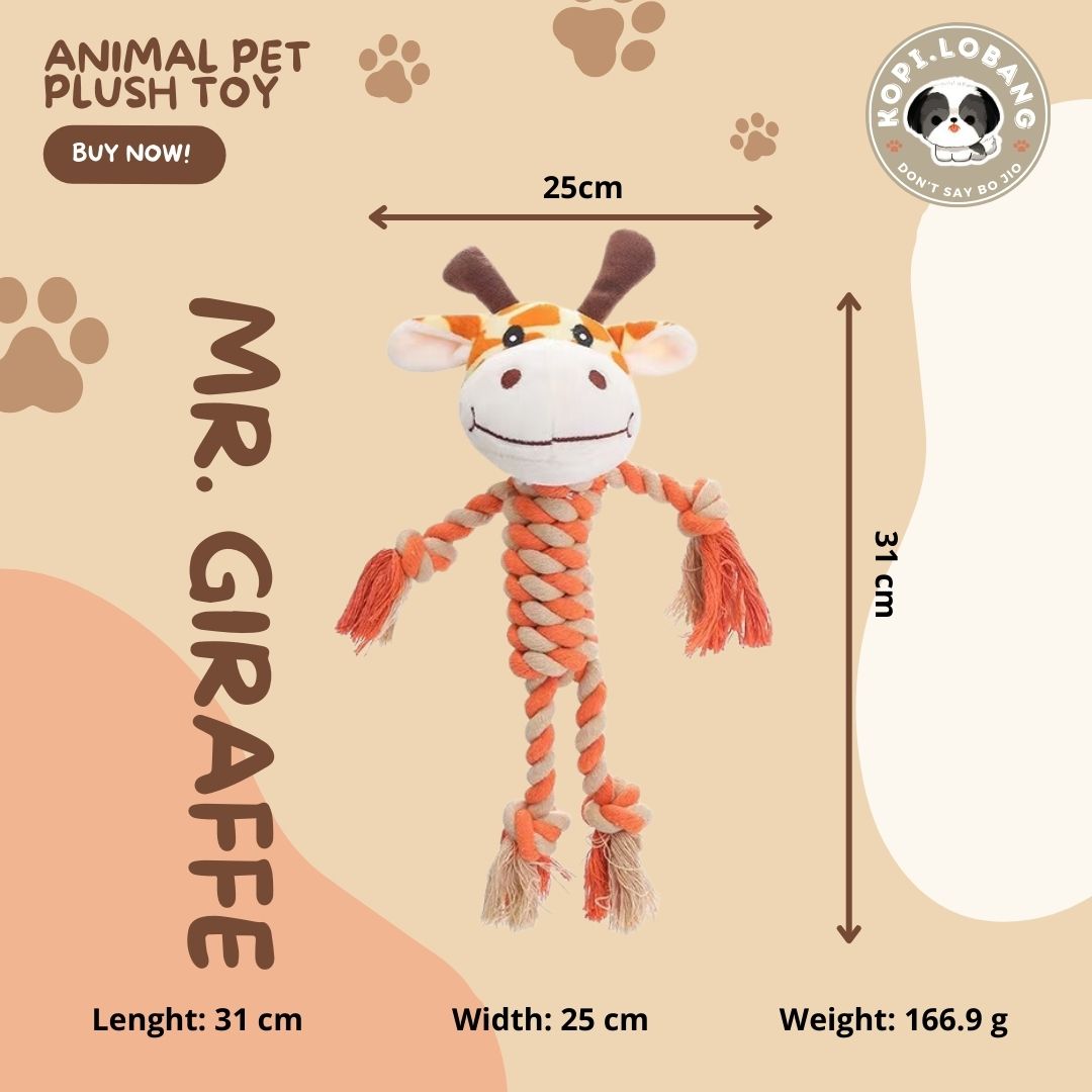 ✅[SG] ANIMAL PET PLUSH ★ Anxiety Prevention Training ★ FREE Enrichment Tips & Ideas e-Guide Worth $7 ★ SQUEAKY PET TOY ★ Enrichment ★ SG Stock ★ Kopi Lobang