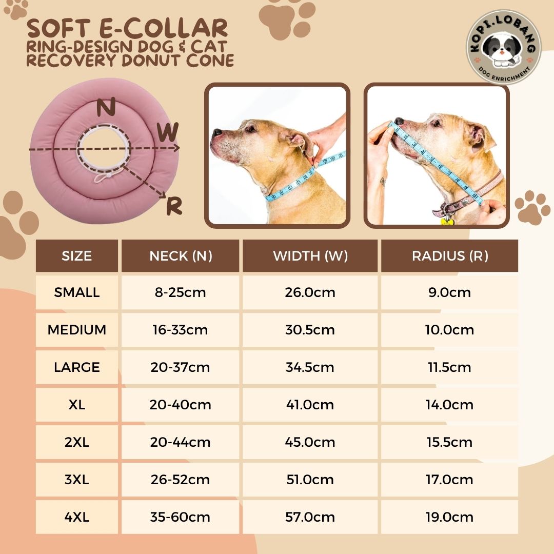 ✅[SG] [FAST] SOFT CONE E-COLLAR RING DESIGN DOG & CAT RECOVERY CIRCLE ★ FREE e-Guide on 5 Important Tips for Fast Pet Recovery ★