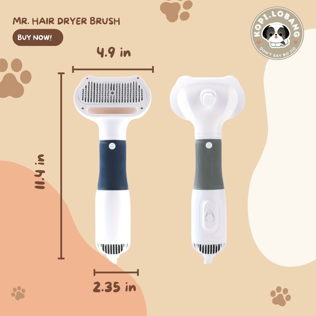 ✅[SG] MR. HAIR DRYER BRUSH ★ FOR DOG AND CAT FREE Enrichment Tips & Ideas e-Guide Worth $7 ★ Pet Enrichment ★ SG Stock ★ Kopi Lobang