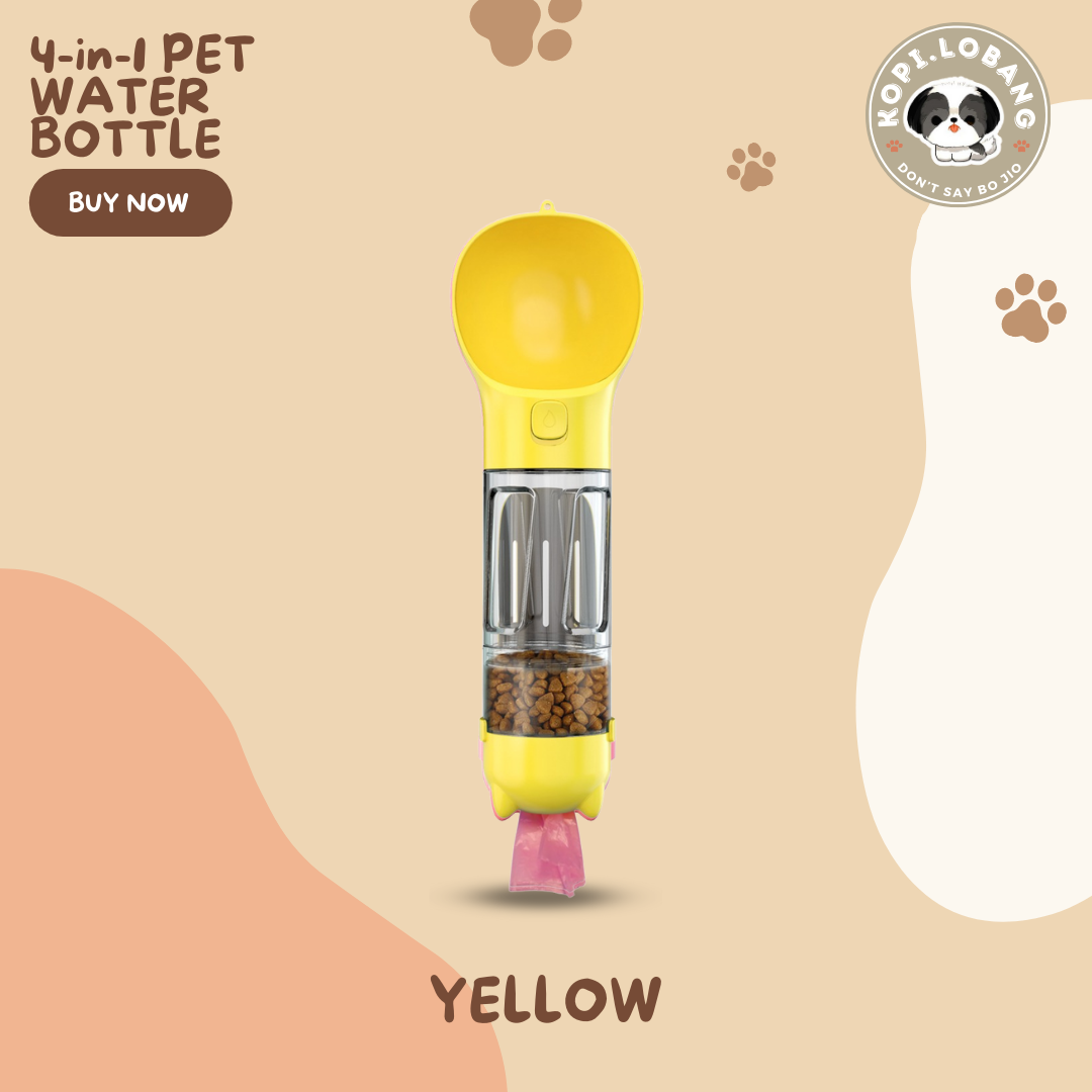 ✅[SG] 4-in-1 PET WATER BOTTLE FOR DOG AND CAT★ FREE Enrichment Tips & Ideas e-Guide  Worth $7 ★ Convenient ★ SG Stock ★ Kopi Lobang