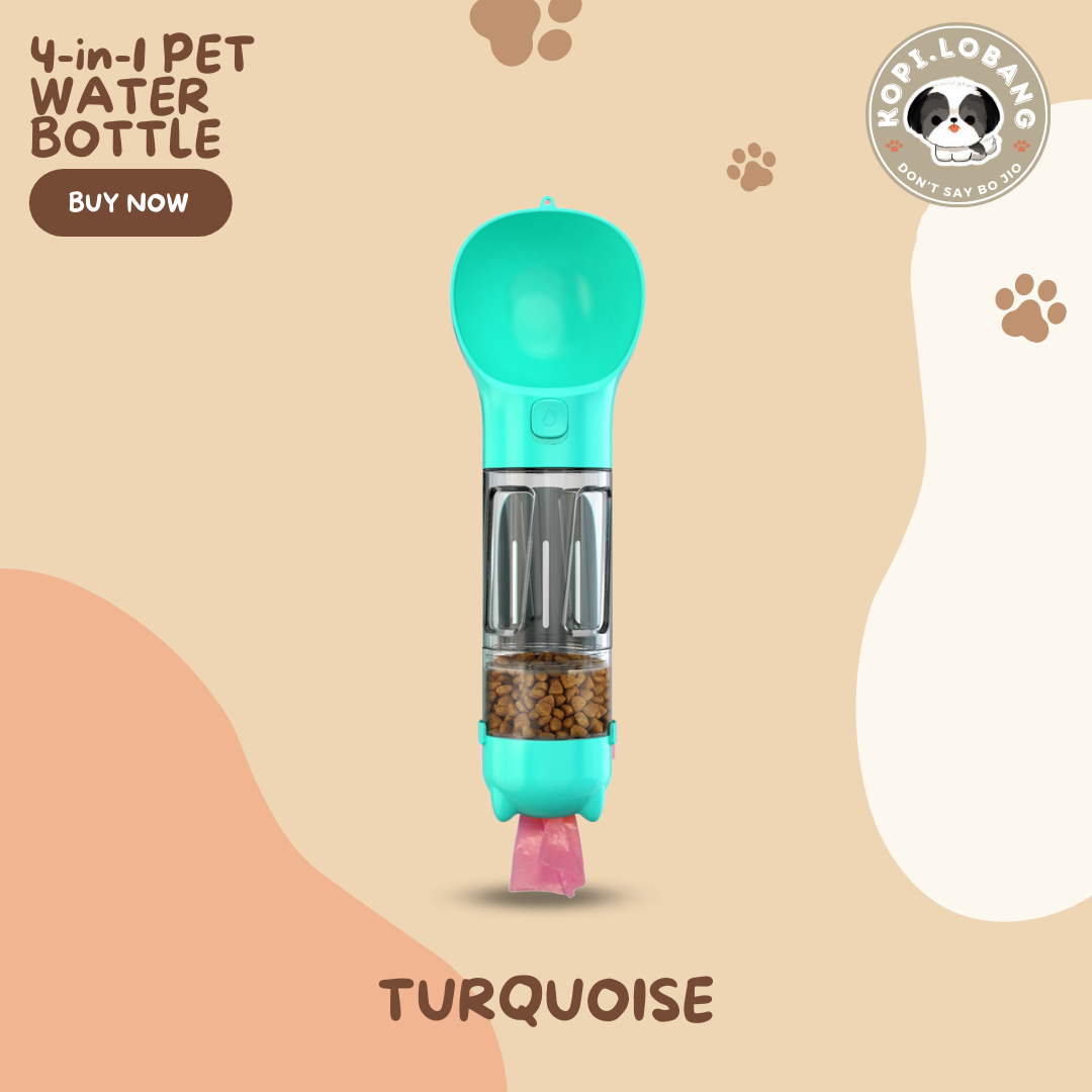 ✅[SG] 4-in-1 PET WATER BOTTLE FOR DOG AND CAT★ FREE Enrichment Tips & Ideas e-Guide  Worth $7 ★ Convenient ★ SG Stock ★ Kopi Lobang