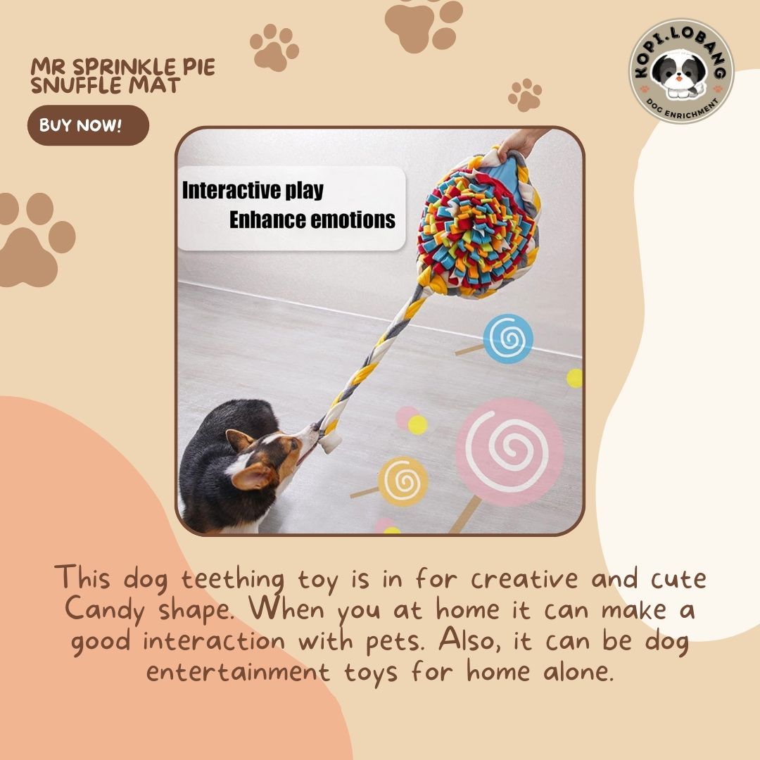 ✅[SG] MR SPRINKLE PIE SNUFFLE MAT ★ Nosework Training ★ FREE Enrichment Tips & Ideas e-Guide Worth $7 ★ Pet Enrichment ★ SG Stock ★ Kopi Lobang