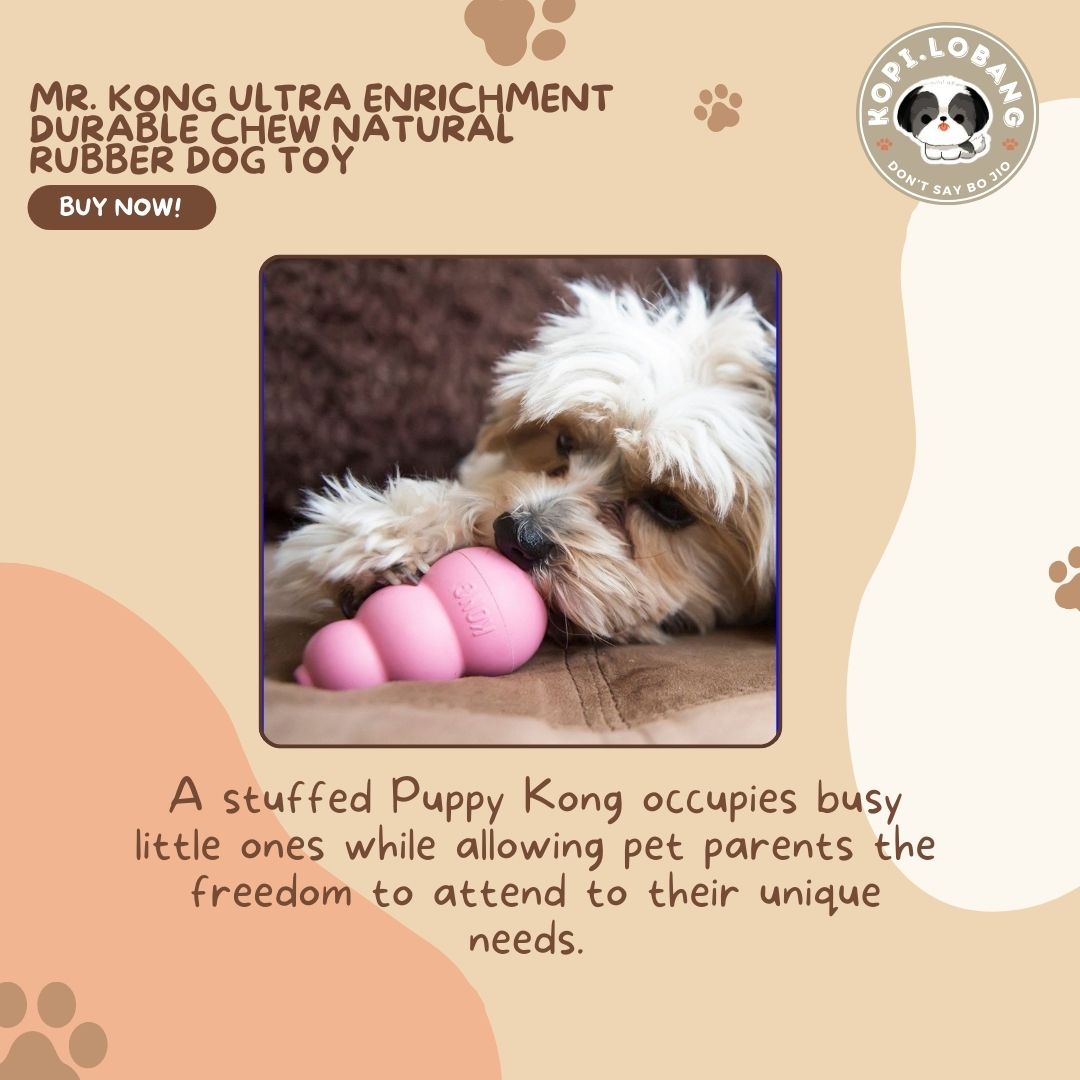 ✅[SG] MR. KONG ULTRA ENRICHMENT DURABLE CHEW NATURAL RUBBER DOG TOY ★ FREE Enrichment Tips & Ideas e-Guide Worth $7 ★ Enrichment ★ SG Stock ★ Kopi Lobang