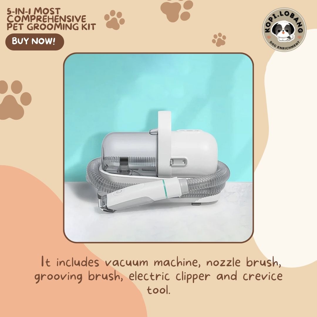 ✅[SG] 5-IN-1 MOST COMPREHENSIVE PET GROOMING KIT ★ FOR DOG AND CAT FREE Enrichment Tips & Ideas e-Guide Worth $7 ★ Pet Enrichment ★ SG Stock ★ Kopi Lobang