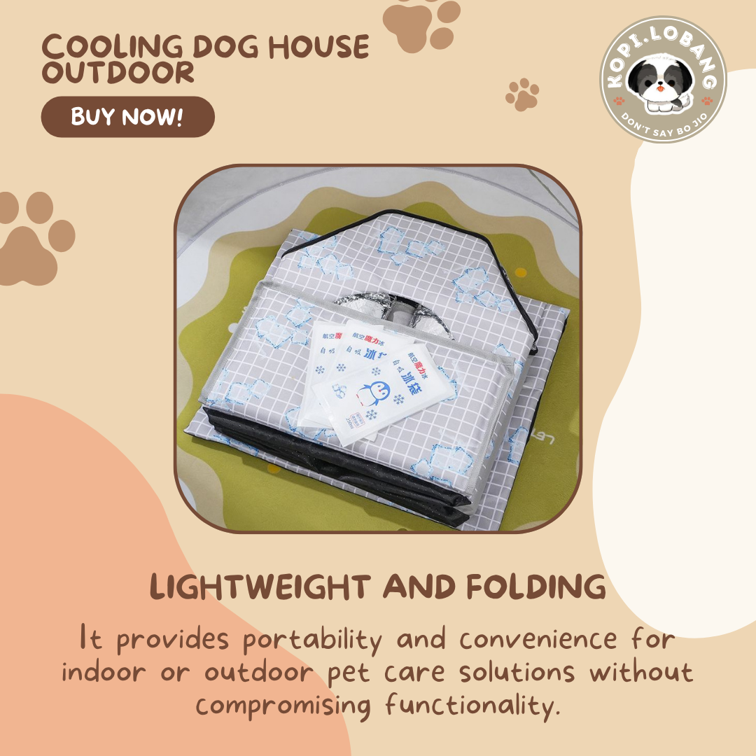 ✅[SG] Summer Cooling Pet House with Ice Packs