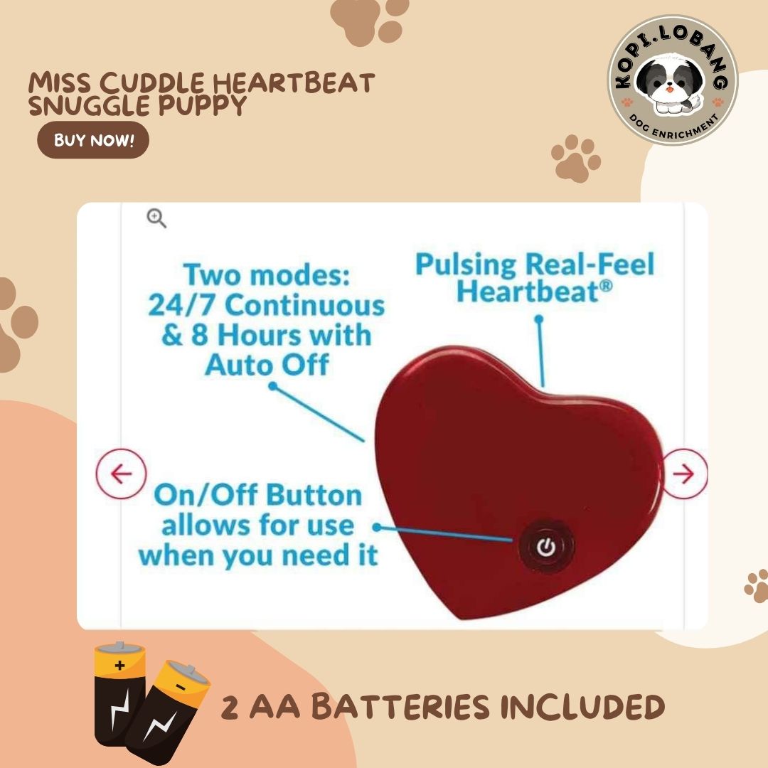 ✅Mr Calming Puppy Heartbeat For Dog Separation Anxiety ★ FREE Separation Anxiety Training eGuide Worth $7 ★ Fast Shipping