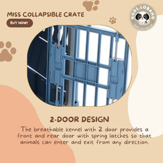 ✅[SG] MISS COLLAPSIBLE CRATE ★ Crate Training ★ FREE Enrichment Tips & Ideas e-Guide Worth $7★ Enrichment ★ SG Stock ★ Kopi Lobang