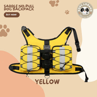 ✅[SG] SADDLE NO-PULL DOG BACKPACK CARRIER ★ Great for Workout ★ SG Stock ★ Kopi Lobang ★ For Dog Cat