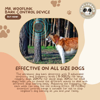 ✅[SG] MR. WOOFLINK BARK CONTROL DEVICE ★ Behavior Modification Training ★ FREE Enrichment Tips & Ideas e-Guide  Worth $7 ★ Enrichment ★ SG Stock ★ Kopi Lobang