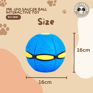 ✅[SG] MR. UFO SAUCER BALL INTERACTIVE TOY ★ Trick Training ★ FREE Enrichment Tips & Ideas e-Guide  Worth $7 ★ Enrichment ★ SG Stock ★ Kopi Lobang