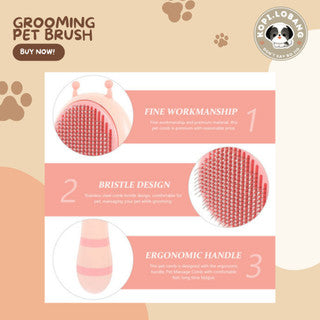 ✅[SG] MR BEE GROOMING PET BRUSH ★ FREE Enrichment Tips & Ideas e-Guide Worth $7 ★ SG Stock ★ Kopi Lobang ★