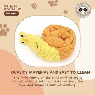 ✅[SG] MR. SNAIL SNUFFLE TOY ★ Nosework Training ★ FREE Enrichment Tips & Ideas e-Guide Worth $7 ★ Pet Enrichment ★ SG Stock ★ Kopi Lobang