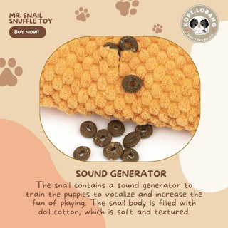 ✅[SG] MR. SNAIL SNUFFLE TOY ★ Nosework Training ★ FREE Enrichment Tips & Ideas e-Guide Worth $7 ★ Pet Enrichment ★ SG Stock ★ Kopi Lobang