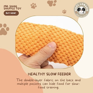 ✅[SG] MR. SNAIL SNUFFLE TOY ★ Nosework Training ★ FREE Enrichment Tips & Ideas e-Guide Worth $7 ★ Pet Enrichment ★ SG Stock ★ Kopi Lobang