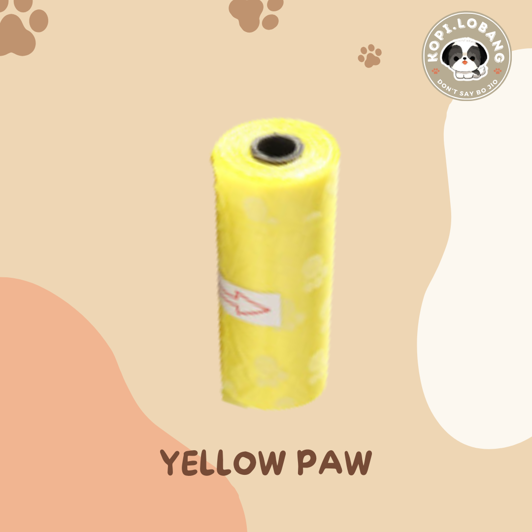 ✅[FAST SHIPPING] 20 ROLLS PAWFECT PATTERNED POOP BAG + FREE Indoor & Outdoor Potty Training e-Guide Worth $7 ★ SG Stock ★ For Dog Cat