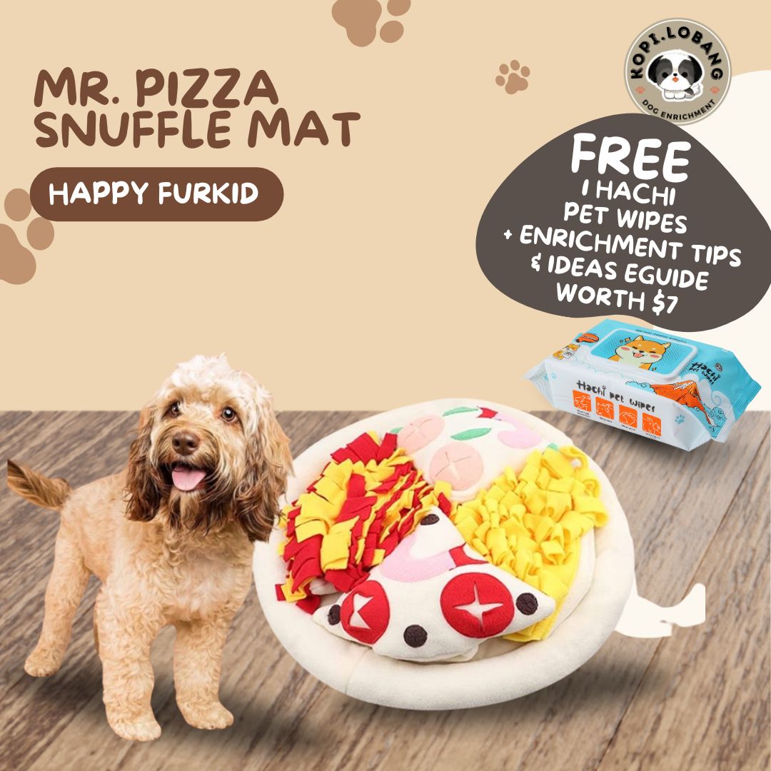 ✅[SG] MR PIZZA SNUFFLE MAT ★ Nosework Training ★ FREE Enrichment Tips & Ideas e-Guide Worth $7 ★ SG Stock ★ Kopi Lobang ★ For Dog Cat