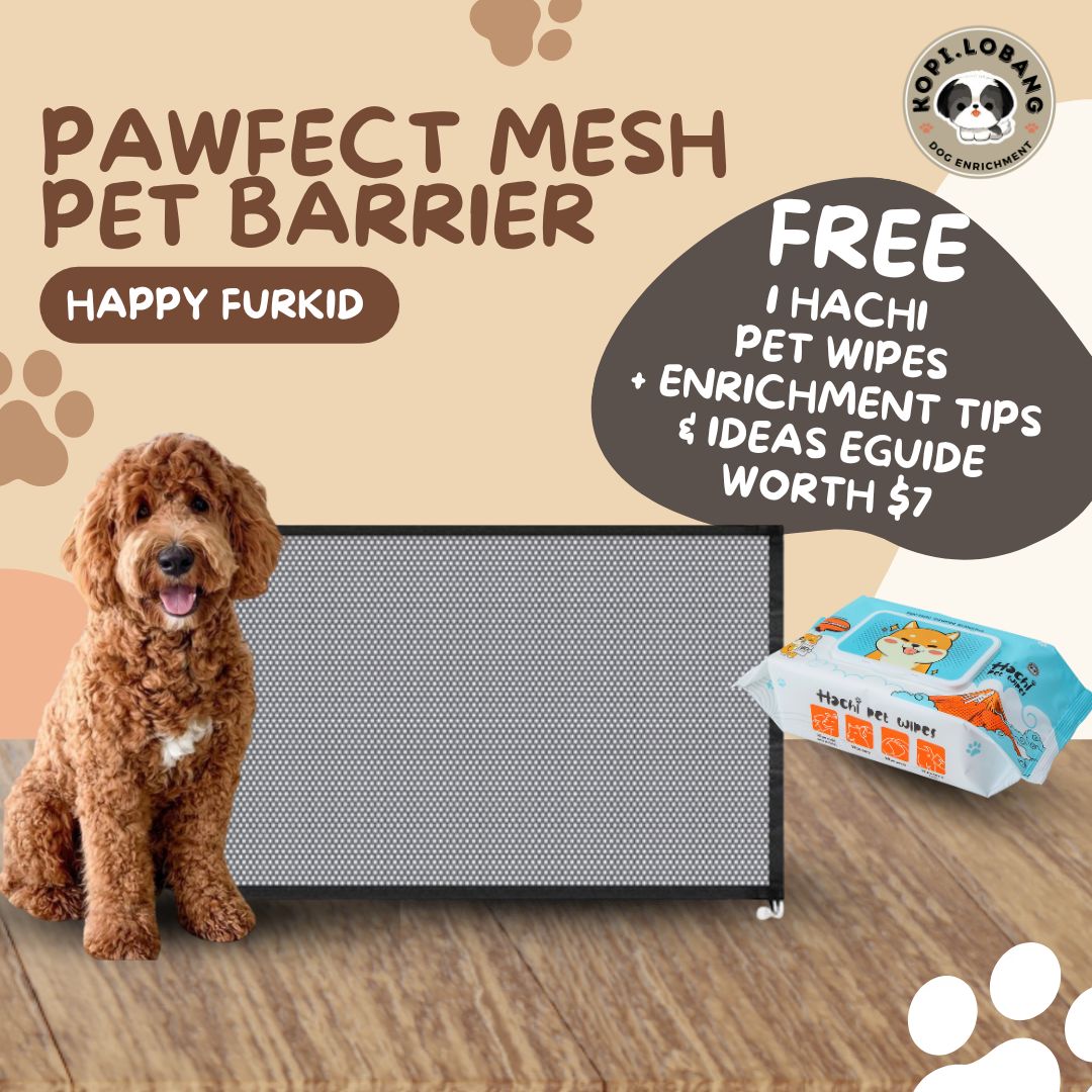✅[SG] DOG MESH NET SAFETY DOOR GUARD BARRIER ★ Boundary and Containment Training ★ FREE Enrichment Tips & Ideas e-Guide Worth $7