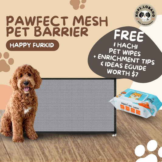 ✅[SG] DOG MESH NET SAFETY DOOR GUARD BARRIER ★ Boundary and Containment Training ★ FREE Enrichment Tips & Ideas e-Guide Worth $7