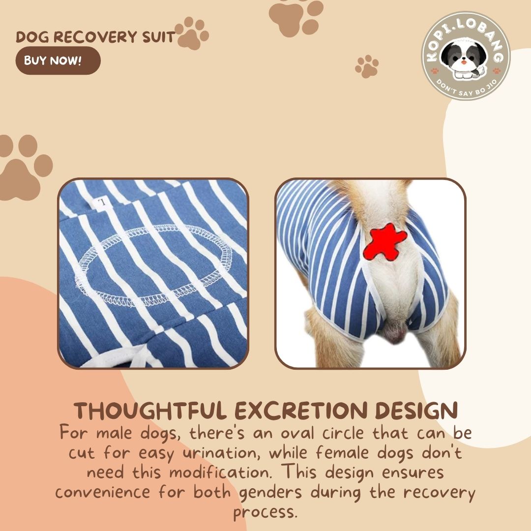 ✅[SG] Pet Recovery Suit for Dogs & Cats – Comfortable E-Collar Alternative