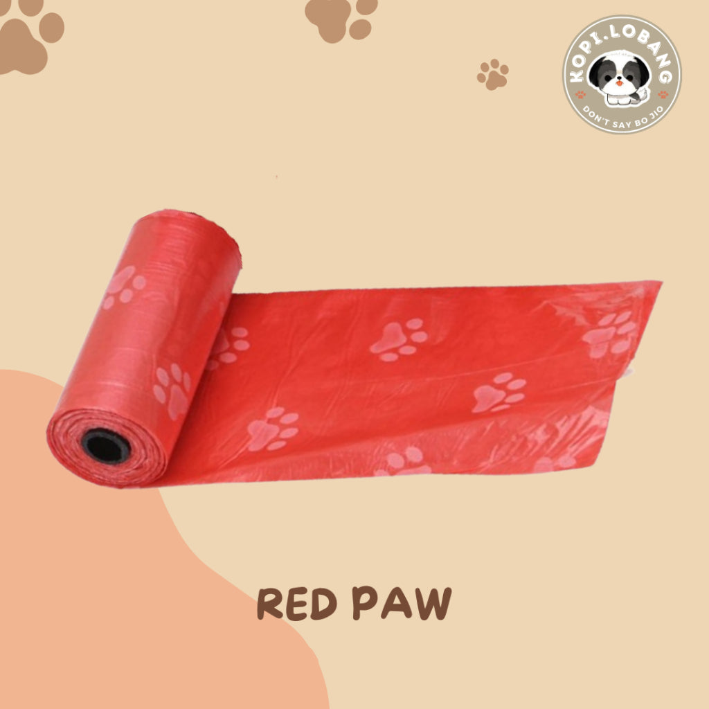 ✅[FAST SHIPPING] 20 ROLLS PAWFECT PATTERNED POOP BAG + FREE Indoor & Outdoor Potty Training e-Guide Worth $7 ★ SG Stock ★ For Dog Cat