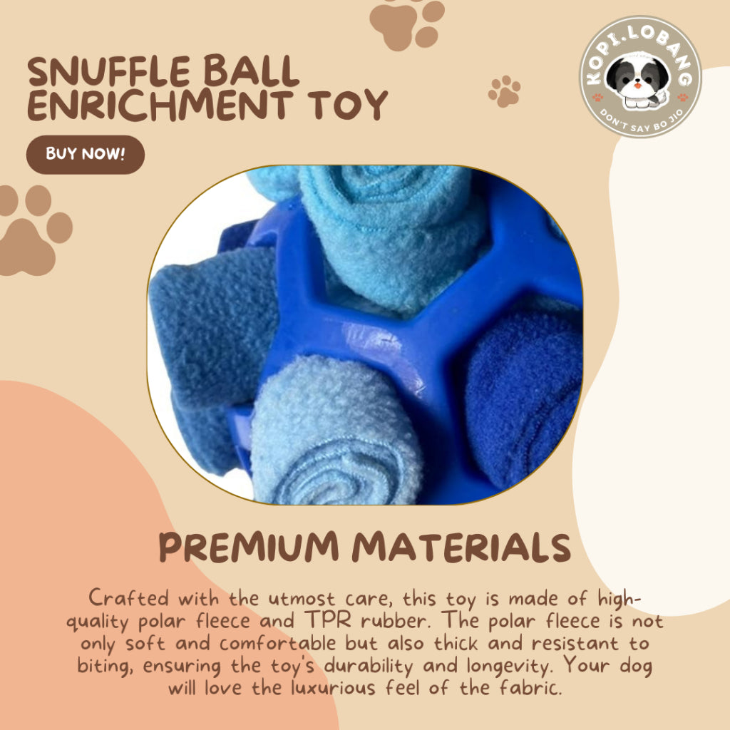 ✅[SG] DOG SNUFFLE BALL ENRICHMENT TOY ★ FREE Recall Training e-Guide Worth $7 ★ For Do