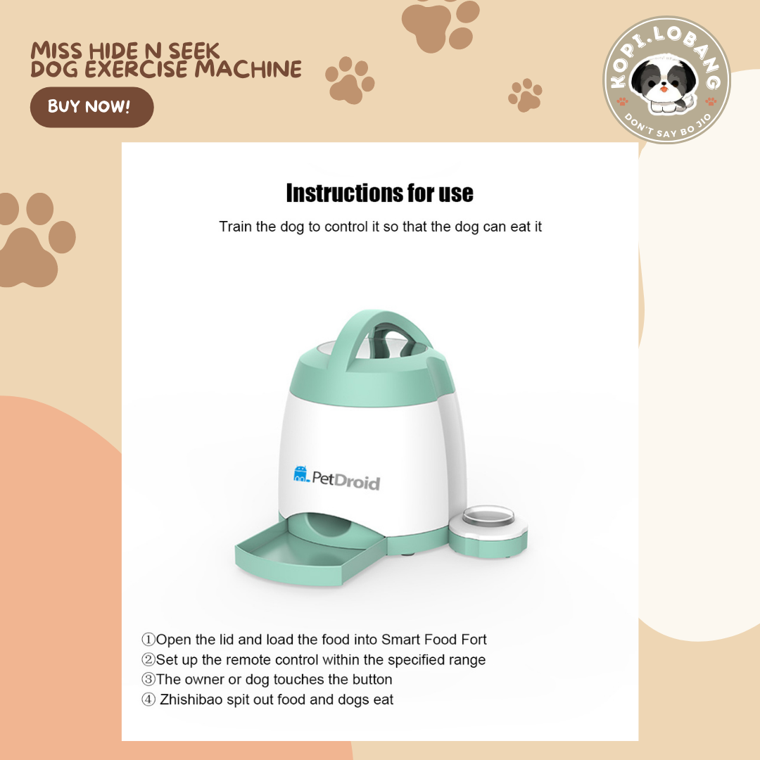 ✅[SG] MISS AUTOMATIC HOME EXERCISE FEEDING MACHINE ★ FREE Enrichment Tips & Ideas e-Guide Worth $7★ Enrichment ★ SG Stock ★ Kopi Lobang