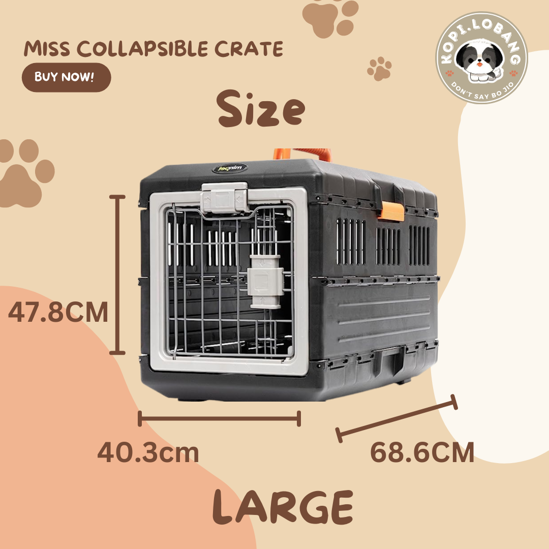 ✅[SG] MR. JAPAN COLLAPSIBLE CRATE FOR DOG AND CAT★ Crate Training ★ FREE Enrichment Tips & Ideas e-Guide Worth $7 ★ Enrichment ★ SG Stock ★ Kopi Lobang