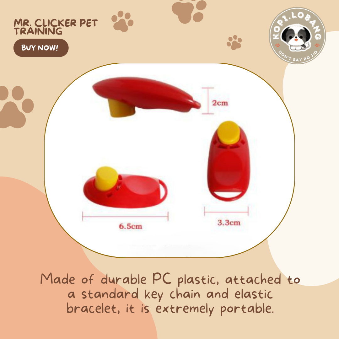 ✅[SG] MR. CLICKER PET TRAINING ★ Command & Obedience Training ★ FREE Clicker Dog Training e-Guide Worth $7★ SG Stock ★ Perfect for Gift