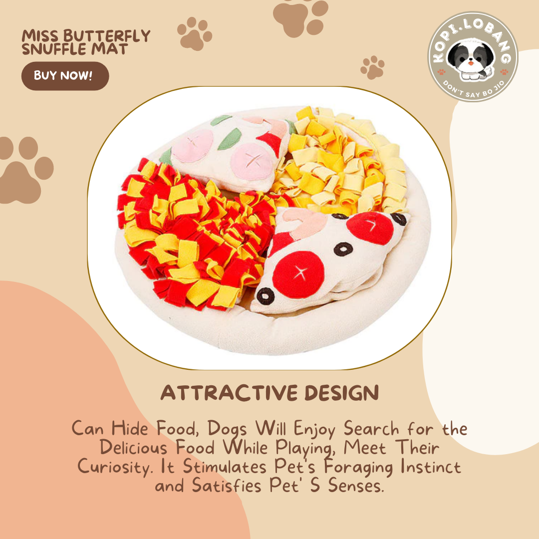 ✅[SG] MR PIZZA SNUFFLE MAT ★ Nosework Training ★ FREE Enrichment Tips & Ideas e-Guide Worth $7 ★ SG Stock ★ Kopi Lobang ★ For Dog Cat