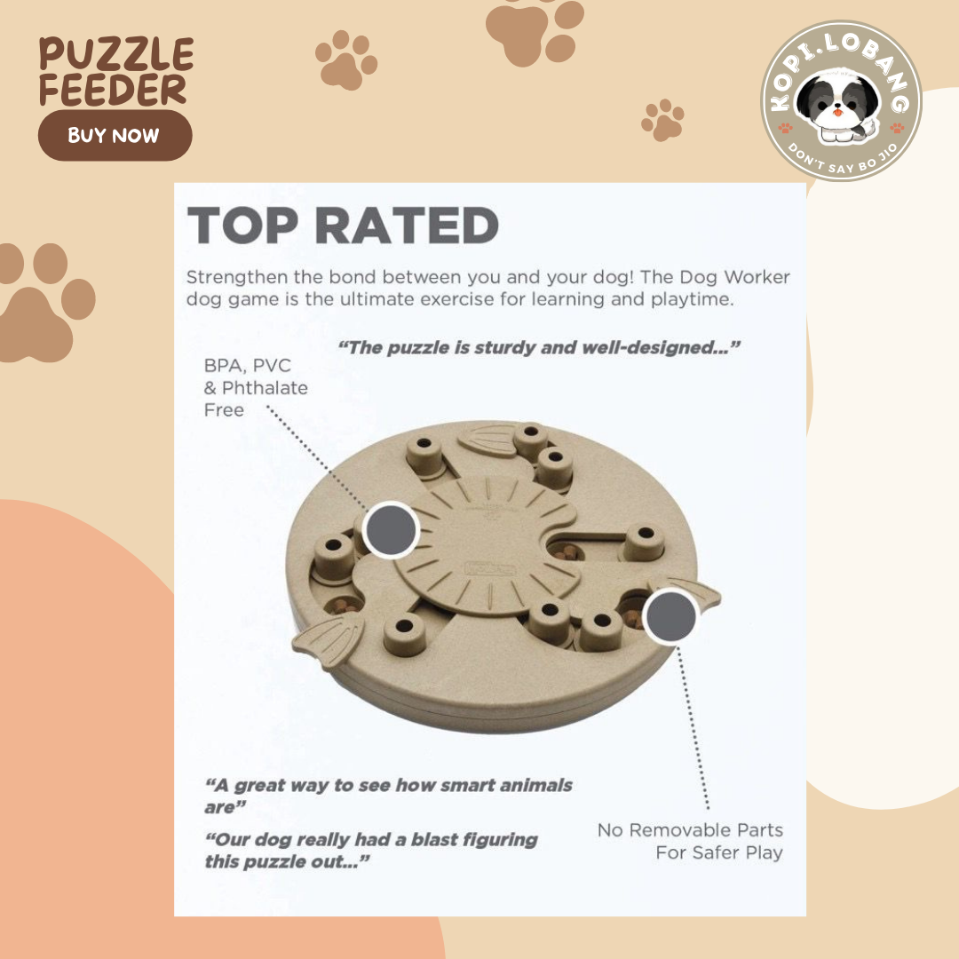 ✅[SG] MR PUZZLE & BRAIN TRAINING GAMES FEEDER ★ FREE Enrichment Tips & Ideas e-Guide Worth $7★ SG Stock ★ Kopi Lobang ★ For Dog Cat ★ Perfect for Gift