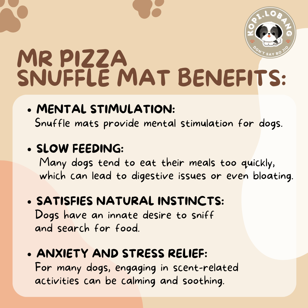 ✅[SG] MR PIZZA SNUFFLE MAT ★ Nosework Training ★ FREE Enrichment Tips & Ideas e-Guide Worth $7 ★ SG Stock ★ Kopi Lobang ★ For Dog Cat